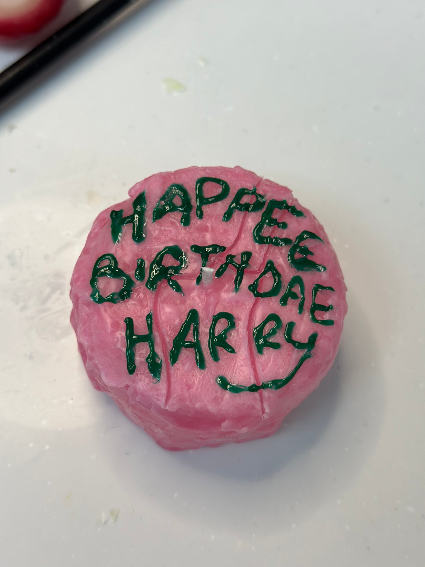 【哈利波特 ”HAPPEE BIRTHDAE“ Cake Candle】*可自訂名字*