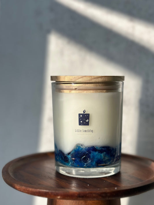 【現貨】200g Wood Sage & Sea Salt 海鹽與鼠尾草|海浪容器蠟燭|Wave Container Candle
