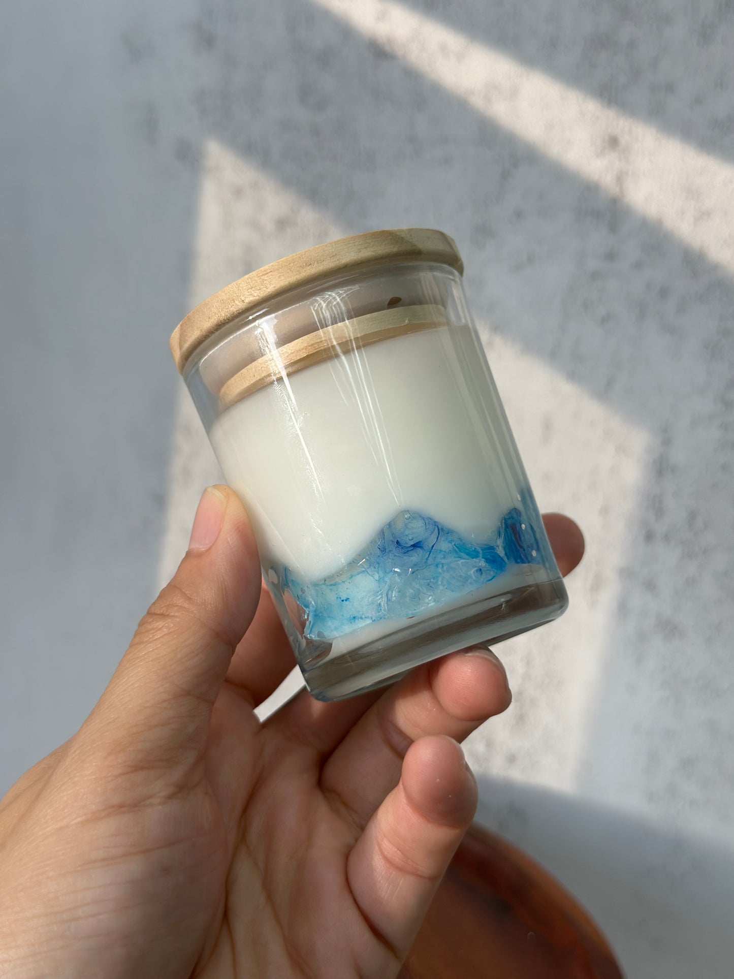 【現貨】50g Carrot Blossom & Fennel 胡蘿白花與茴香|海浪容器蠟燭|Wave Container Candle
