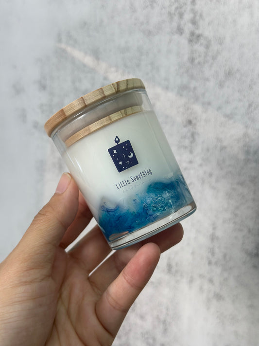 【現貨】50g Wood Sage & Sea Salt 海鹽與鼠尾草|海浪容器蠟燭|Wave Container Candle