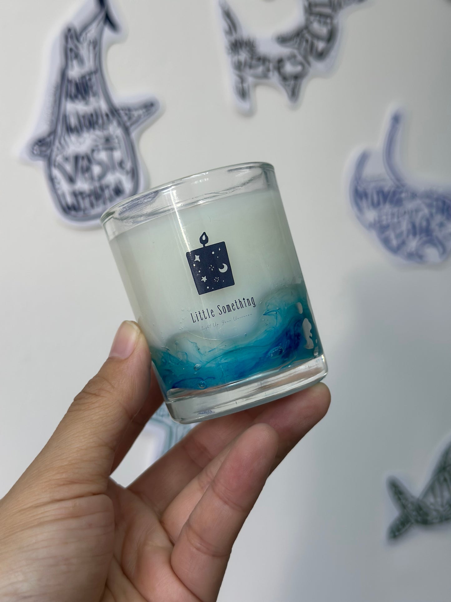 【現貨】50g Wood Sage & Sea Salt 海鹽與鼠尾草|海浪容器蠟燭|Wave Container Candle