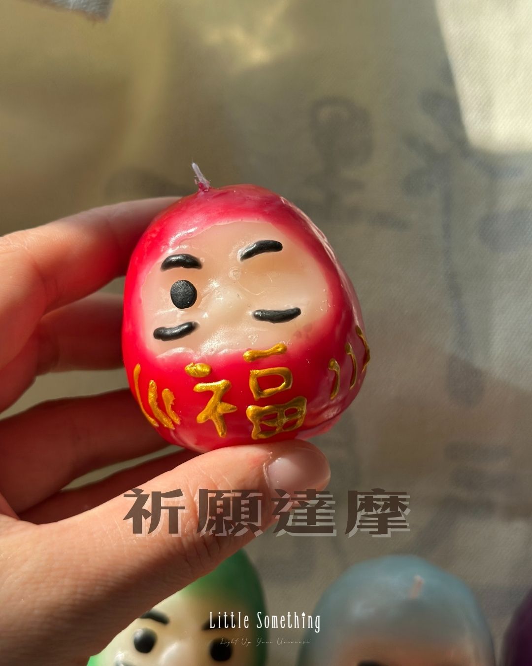 祈願達摩蠟燭 — 手捧願望的燭光小守護者✨