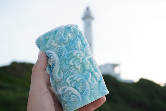 粼粼——棕櫚蠟柱狀蠟燭