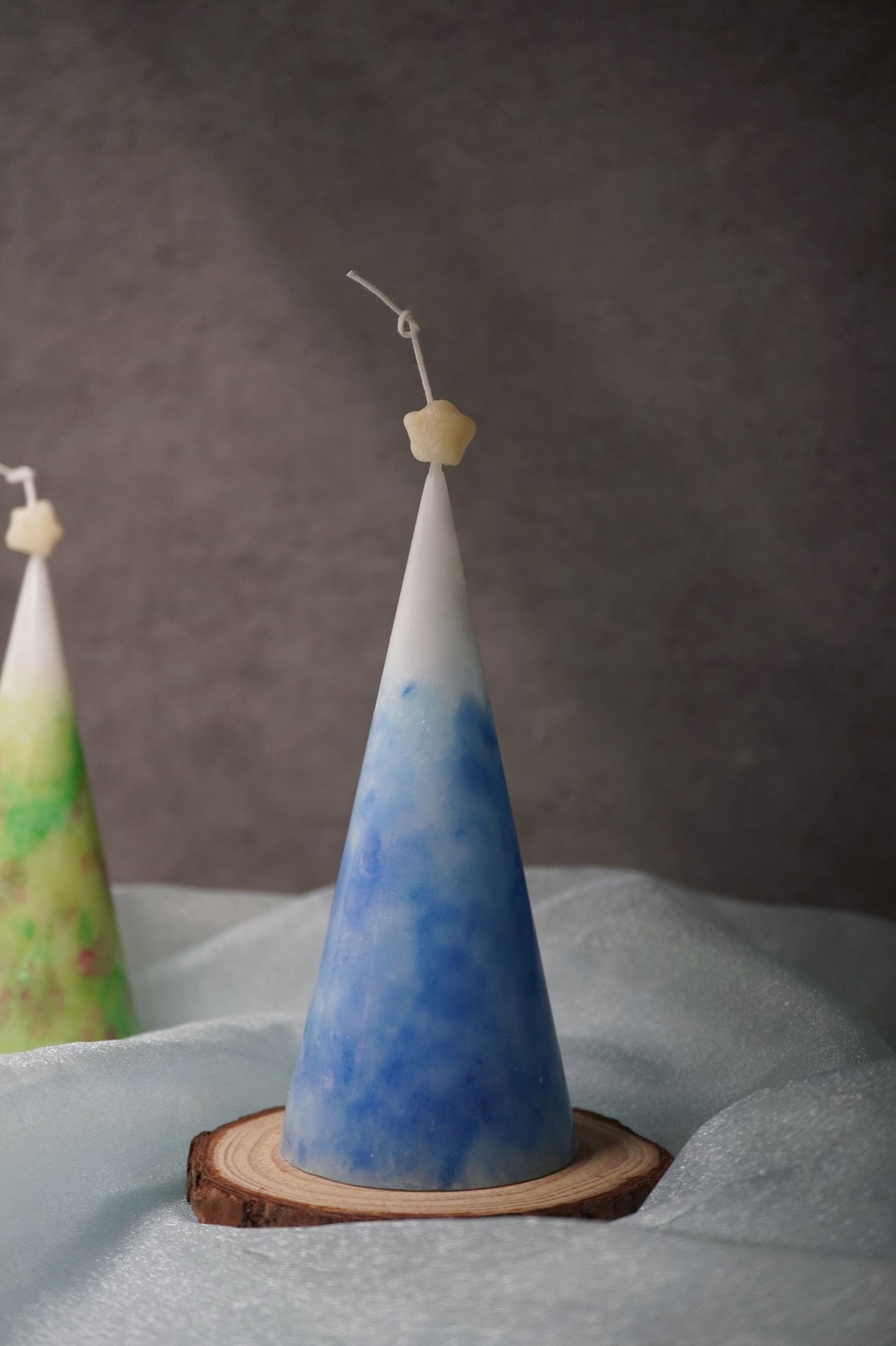 油畫風聖誕樹蠟燭｜冬日限定