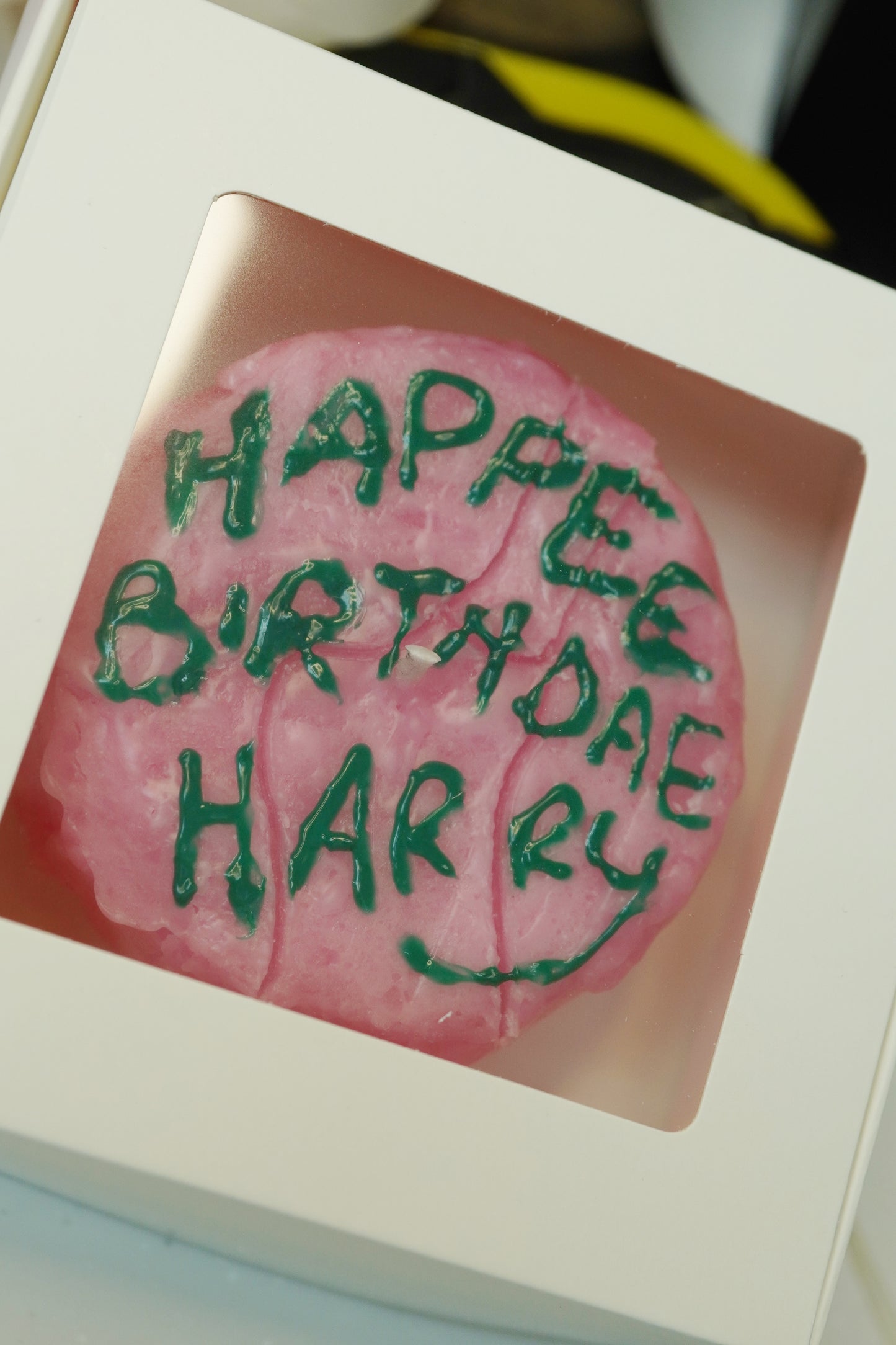 【哈利波特 ”HAPPEE BIRTHDAE“ Cake Candle】*可自訂名字*