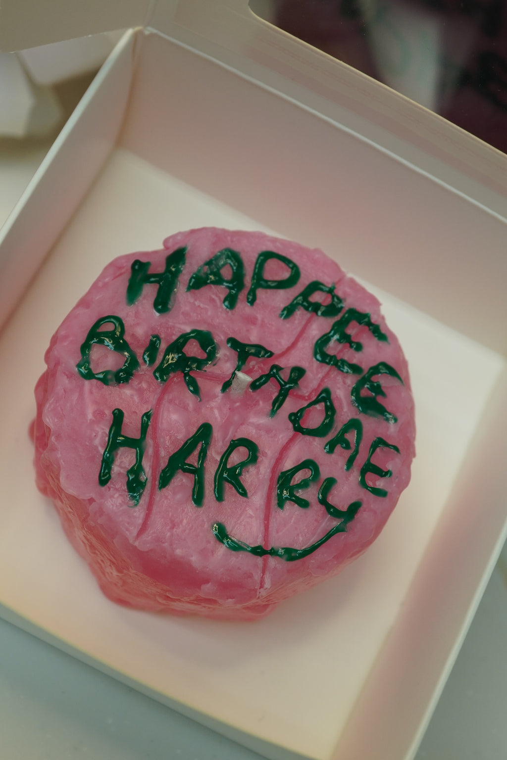 【哈利波特 ”HAPPEE BIRTHDAE“ Cake Candle】*可自訂名字*
