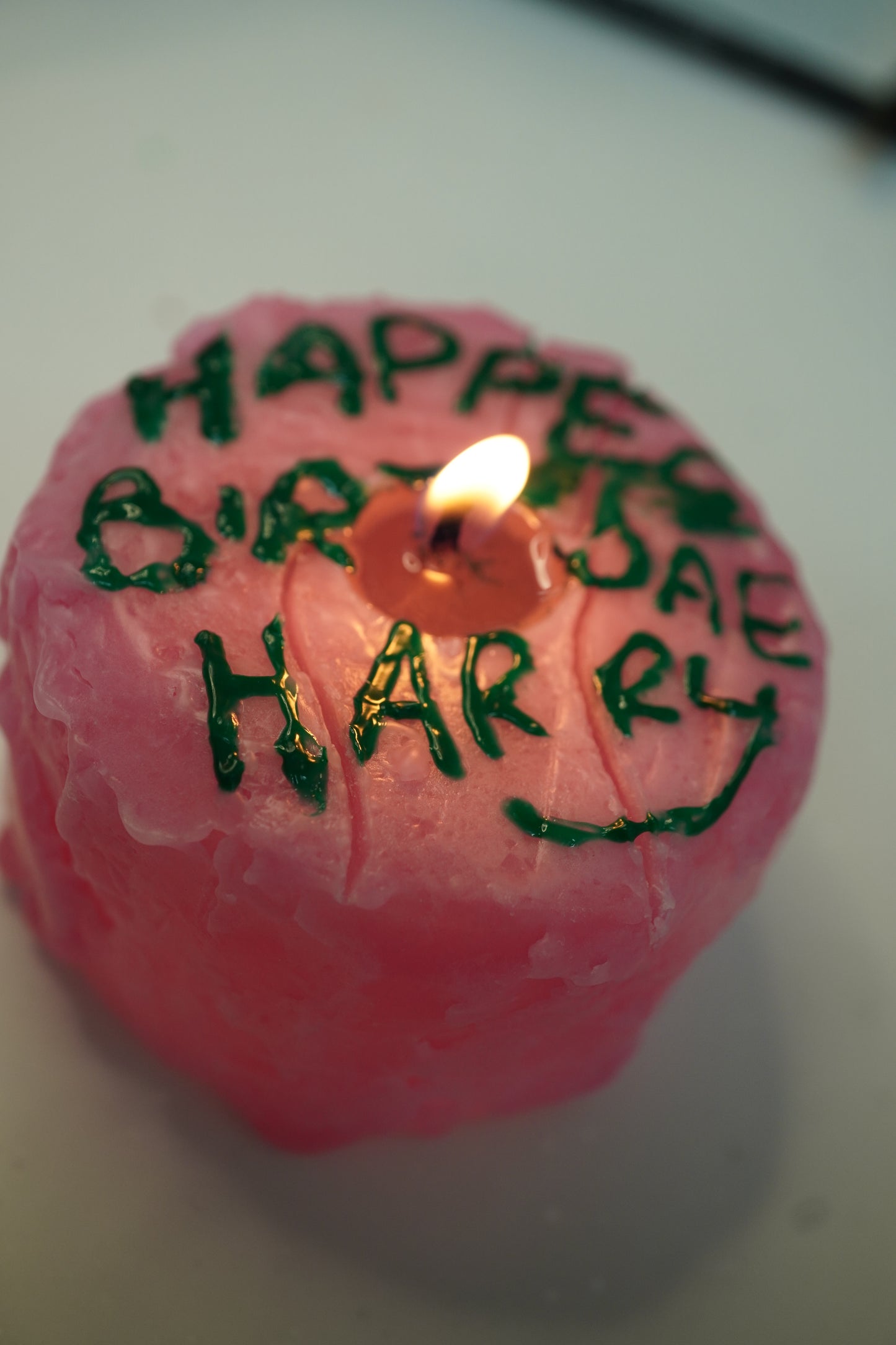 【哈利波特 ”HAPPEE BIRTHDAE“ Cake Candle】*可自訂名字*