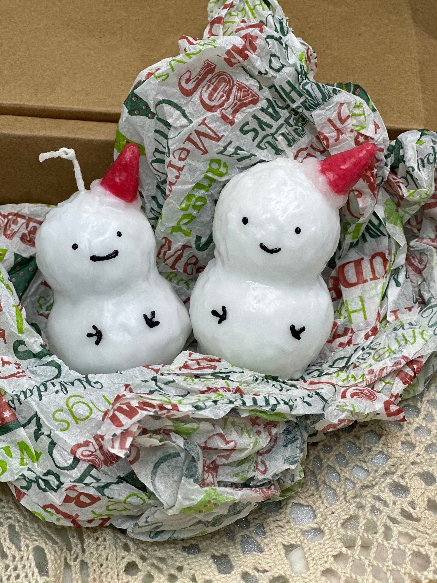 冬日小雪人蠟燭｜冬日限定