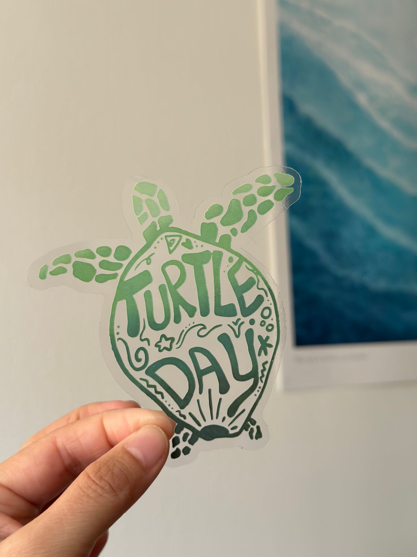 漸變透明貼紙【藍色水族館系列】