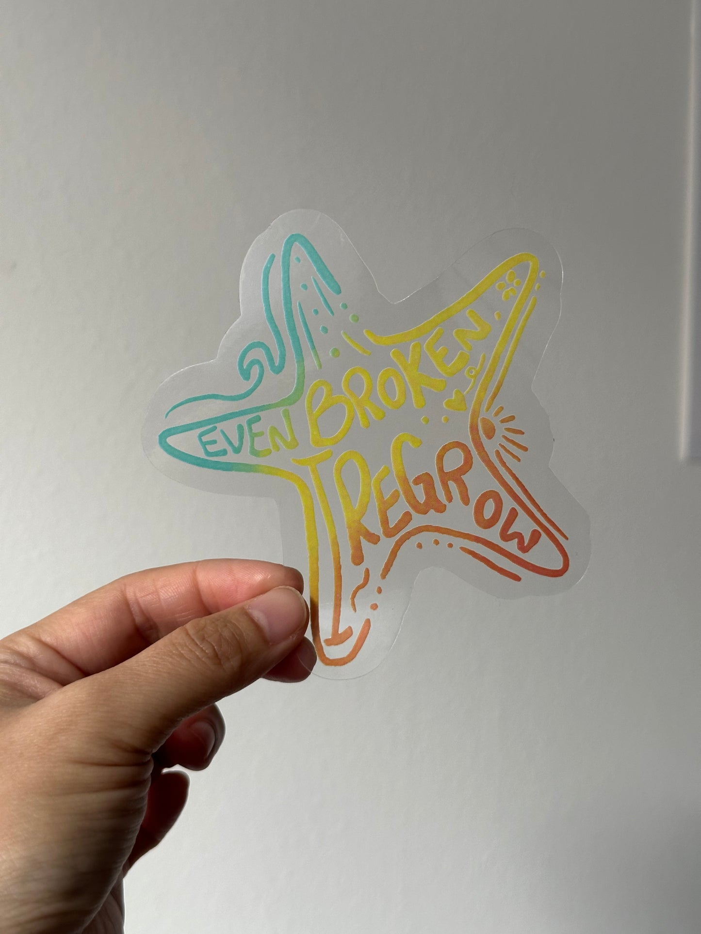 漸變透明貼紙【藍色水族館系列】