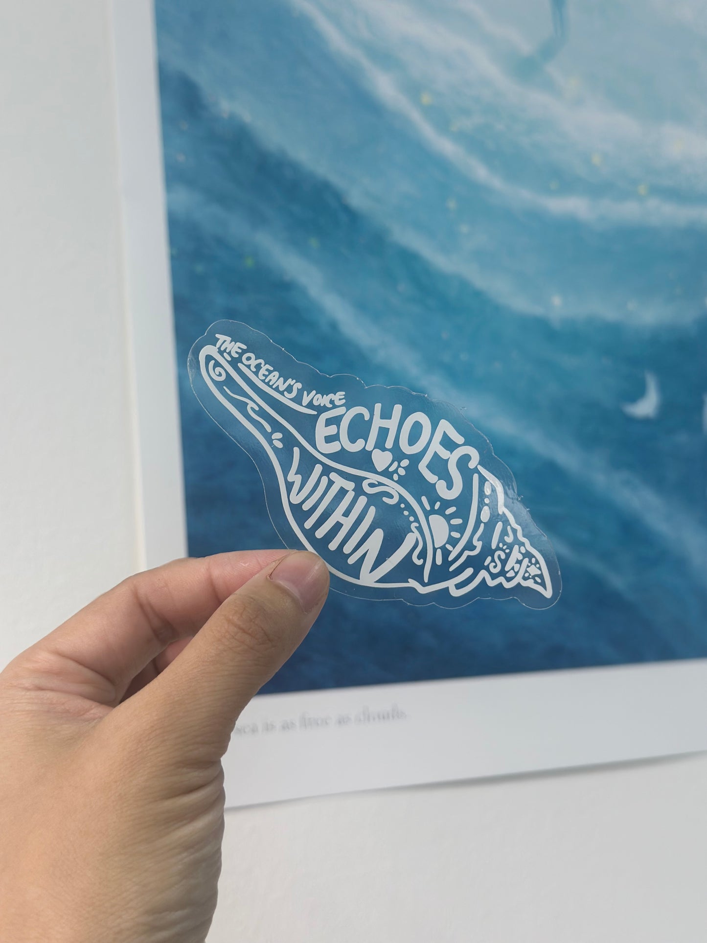透明貼紙【藍色水族館系列】