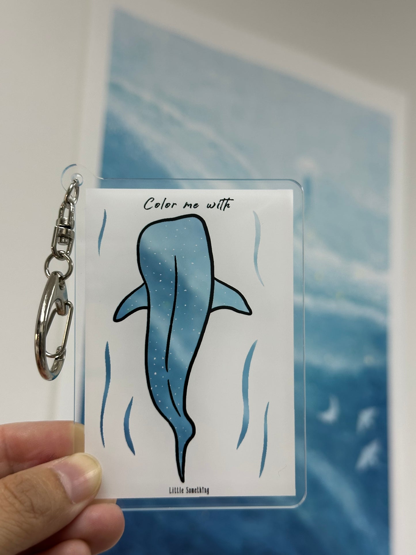 鯨鯊匙扣 🐋✨🌊 Color me with 系列