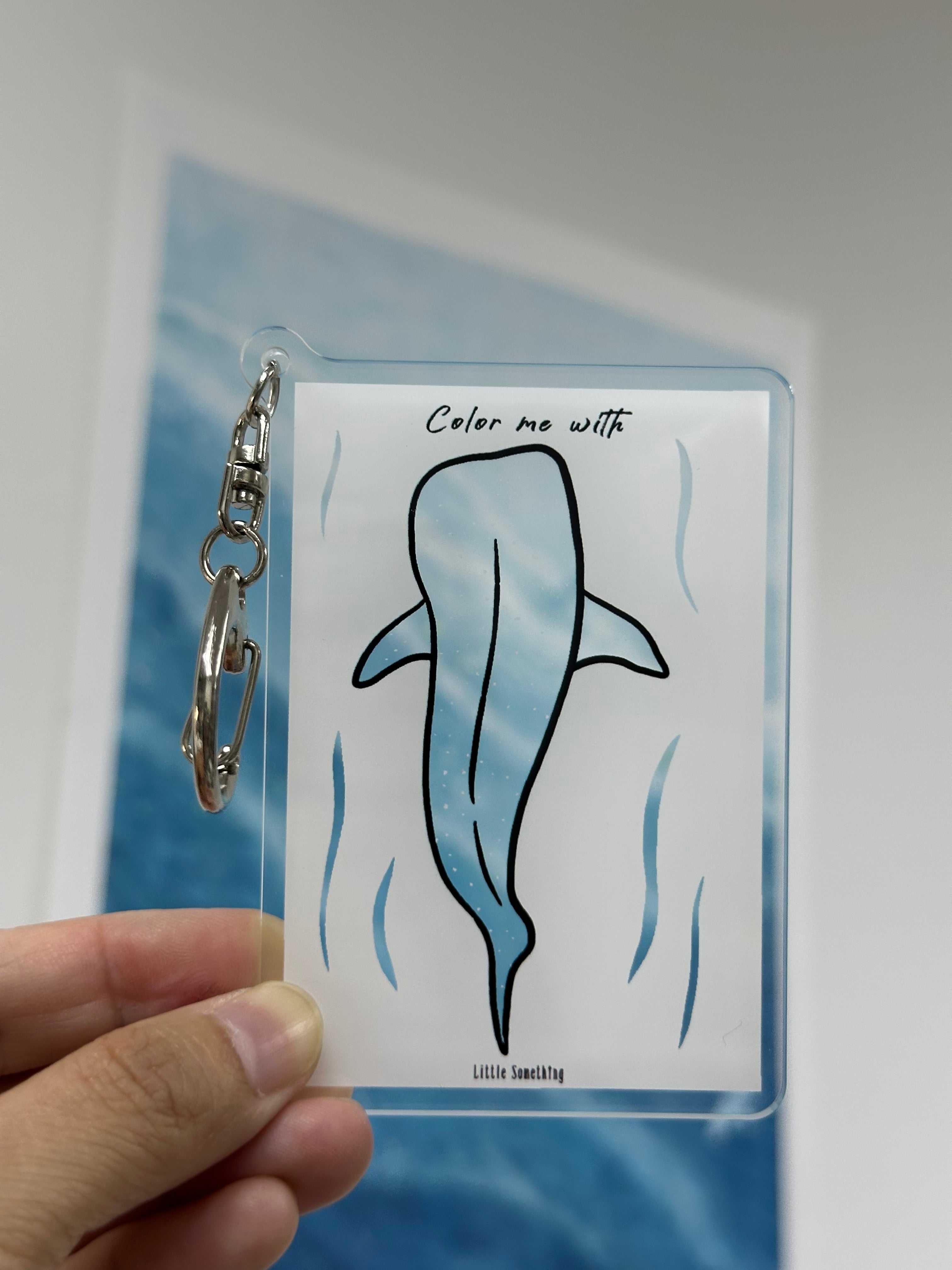 鯨鯊匙扣 🐋✨🌊 Color me with 系列