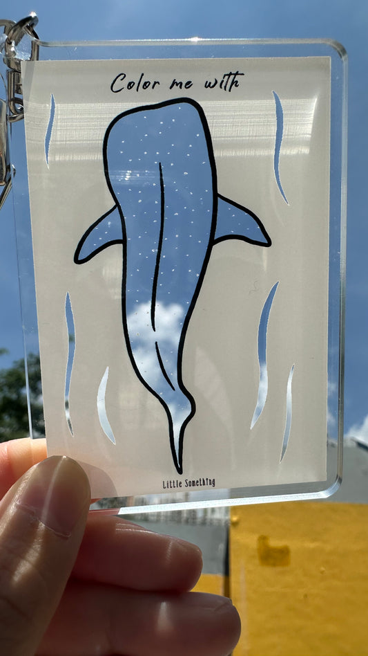 鯨鯊匙扣 🐋✨🌊 Color me with 系列