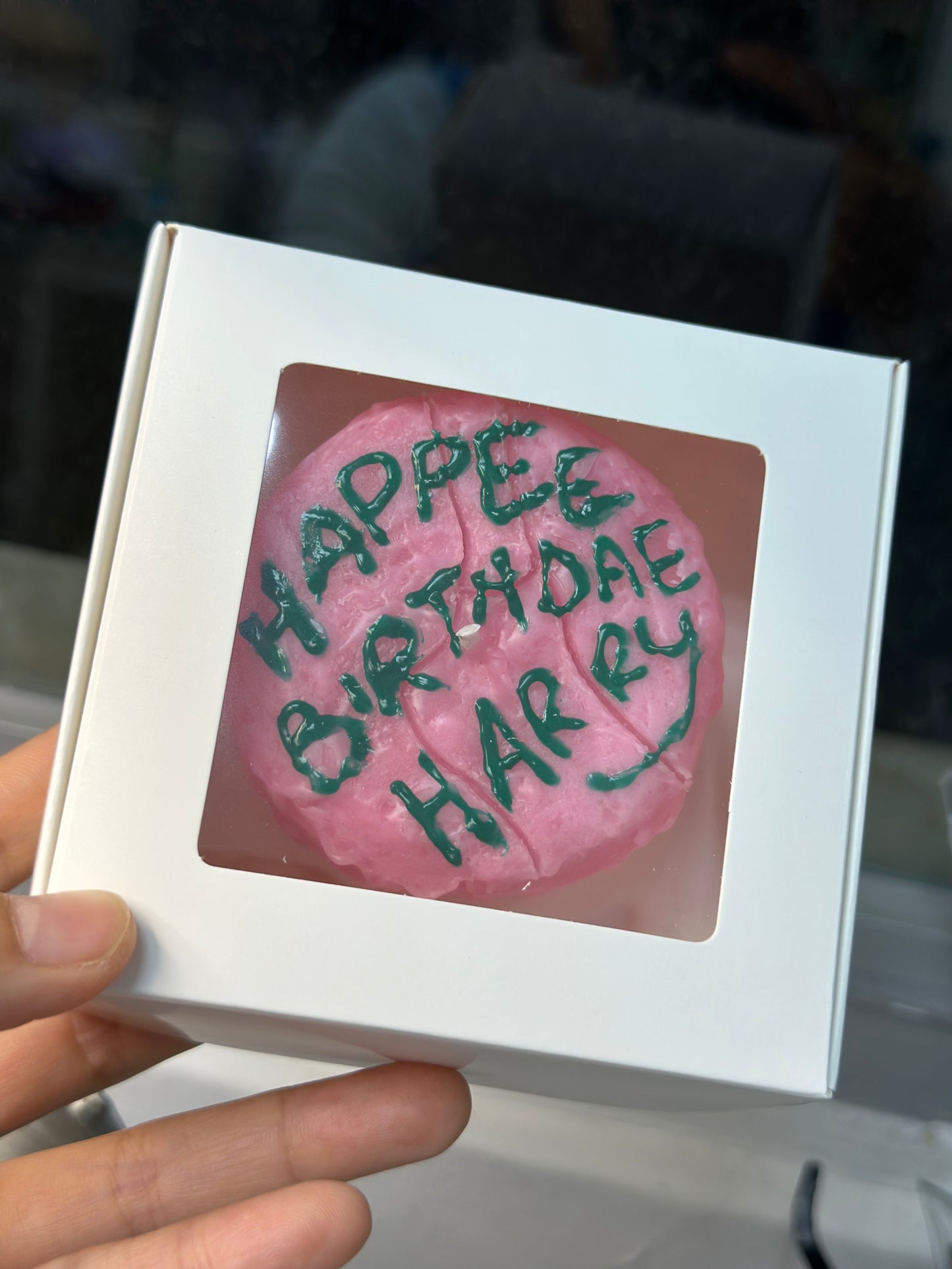 【哈利波特 ”HAPPEE BIRTHDAE“ Cake Candle】*可自訂名字*