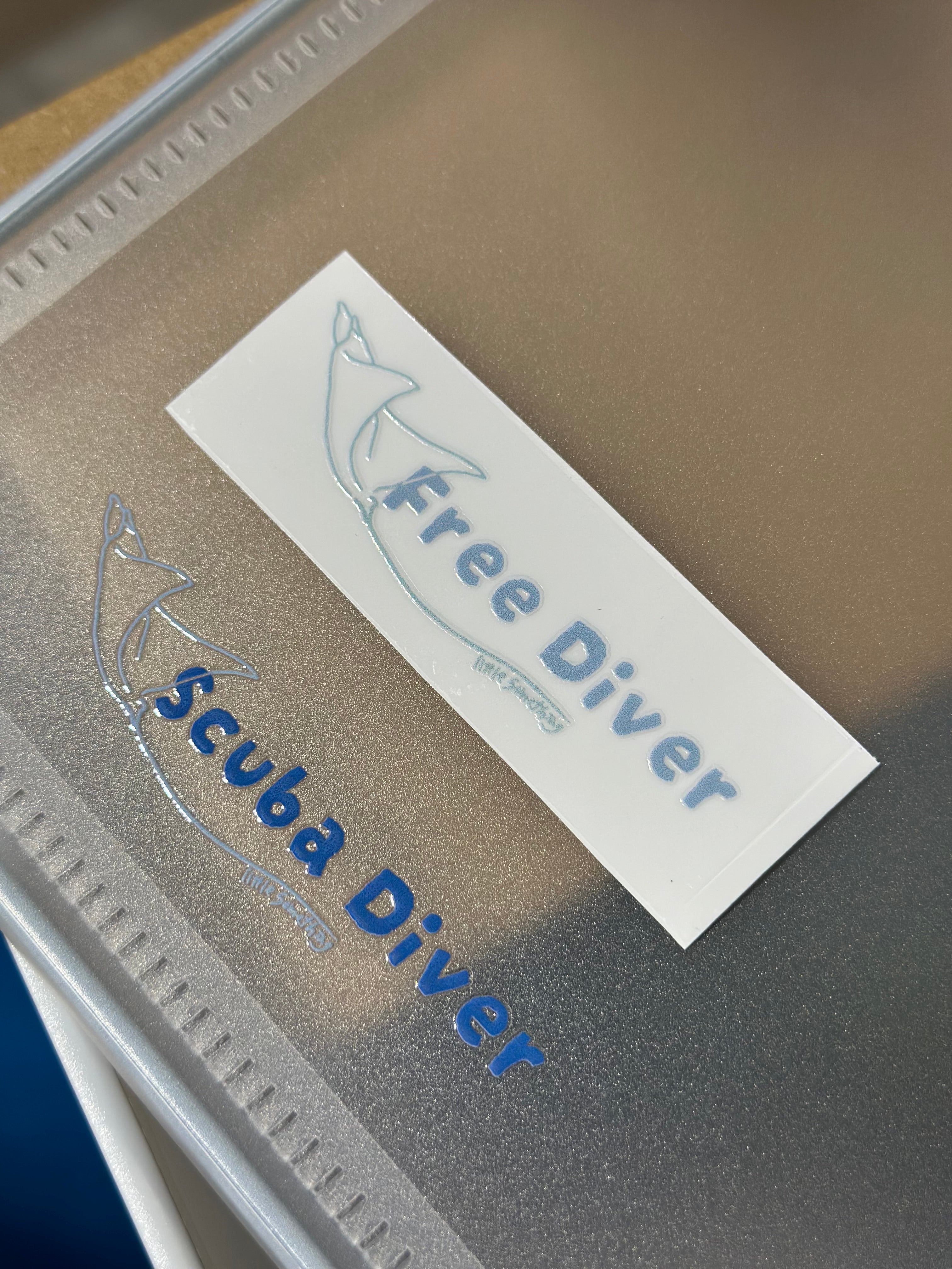 (Diver x 魟魚)水晶轉印貼