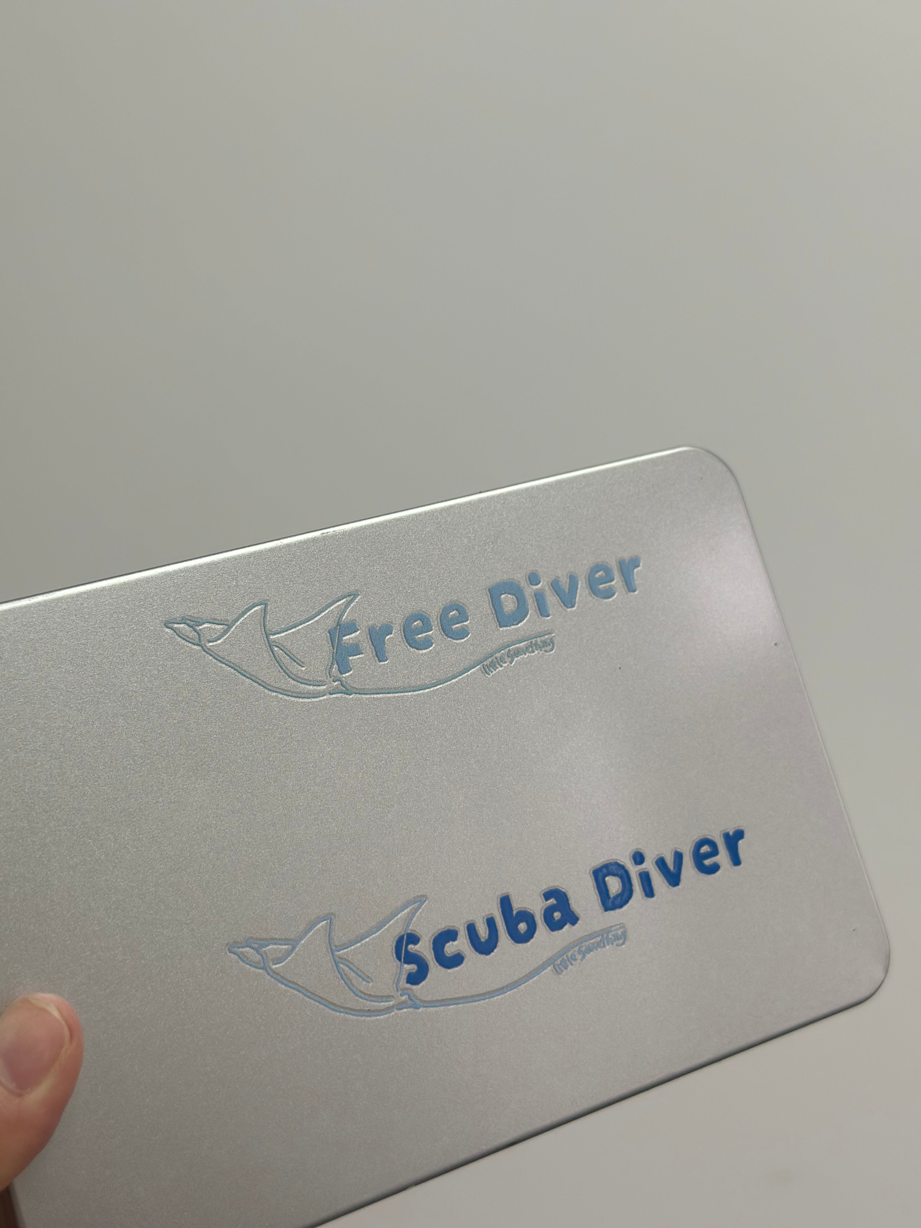 (Diver x 魟魚)水晶轉印貼
