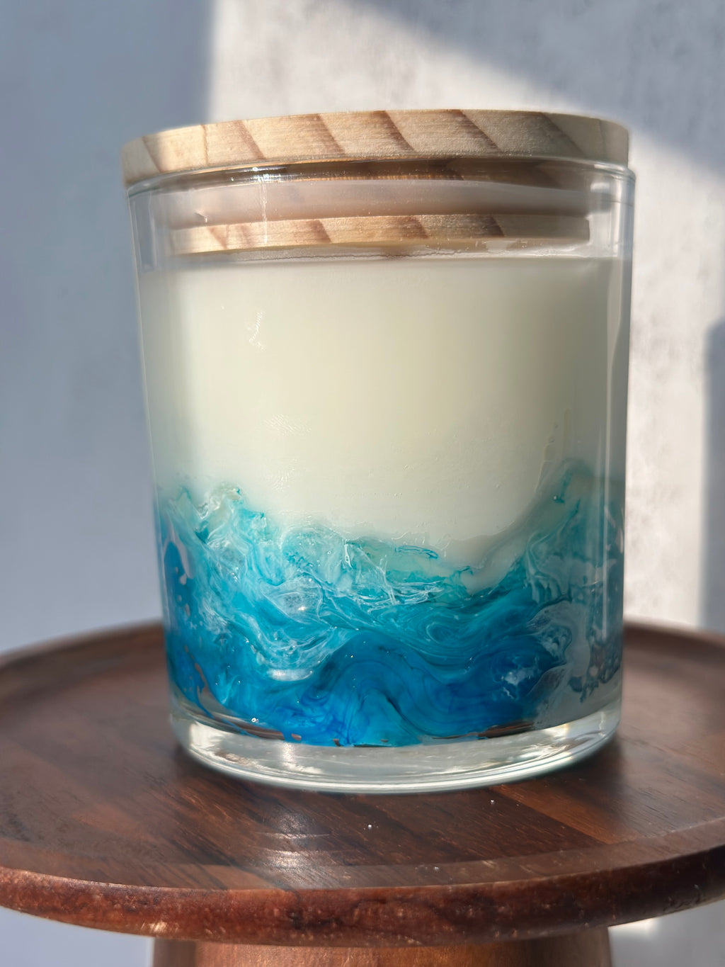 【現貨】250g Honeysuckle Jasmine 忍冬茉莉｜海浪容器蠟燭｜Wave Container Candle