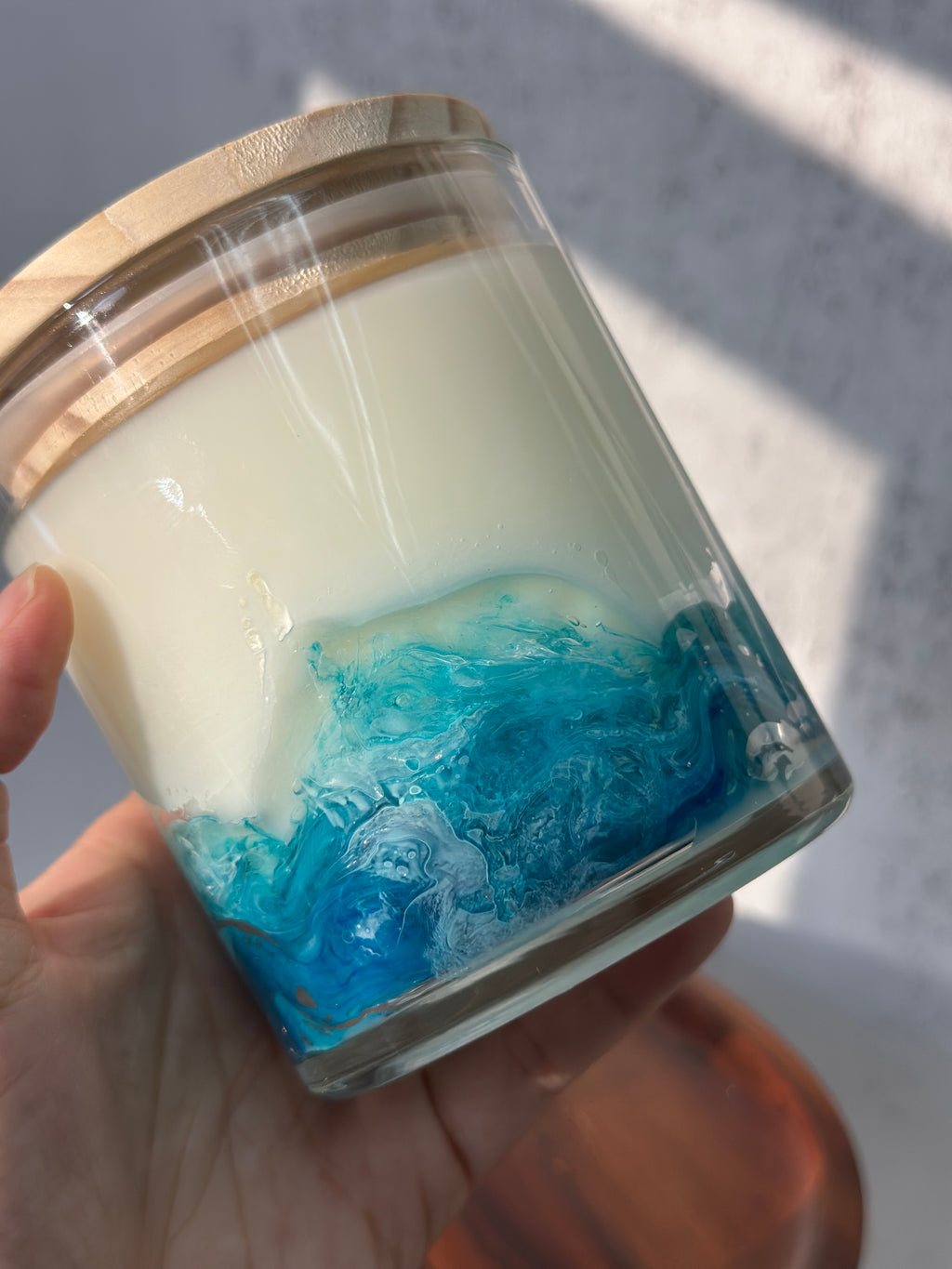 【現貨】250g Honeysuckle Jasmine 忍冬茉莉｜海浪容器蠟燭｜Wave Container Candle