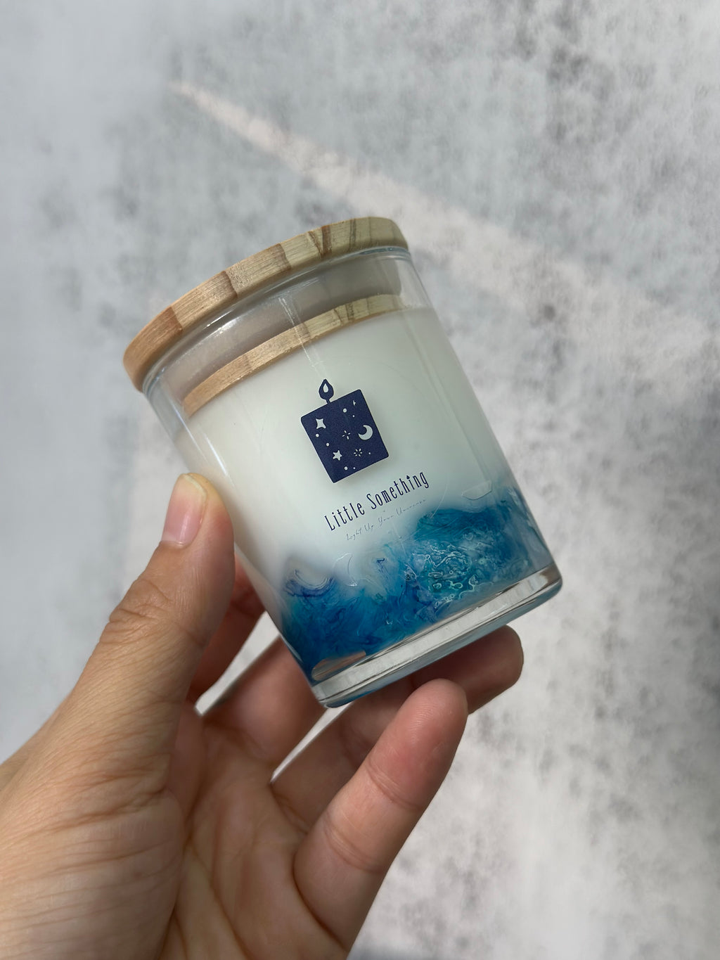 【現貨】50g Wood Sage & Sea Salt 海鹽與鼠尾草｜海浪容器蠟燭｜Wave Container Candle