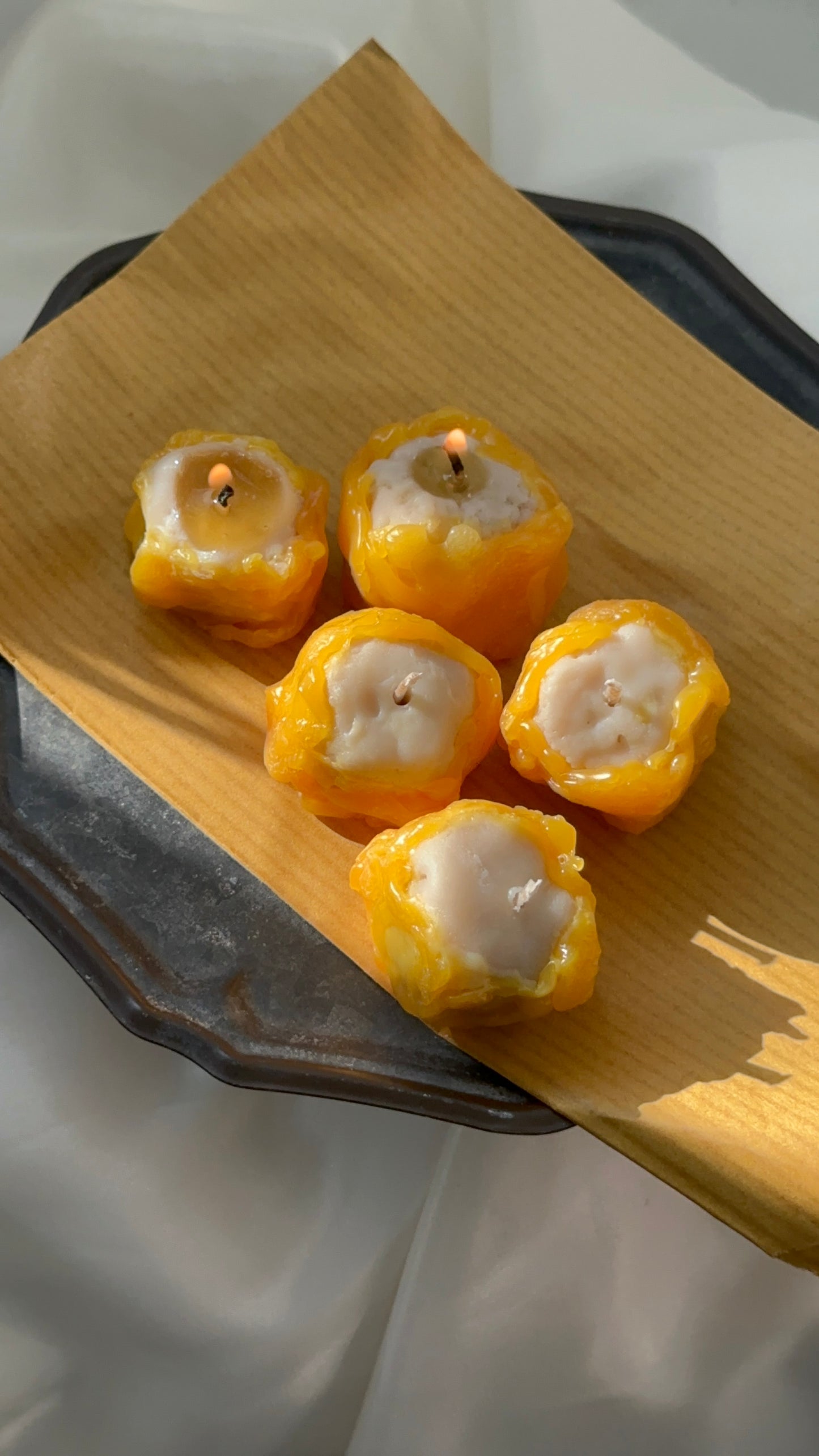 【港式魚肉燒賣造型手作蠟燭｜創意禮物首選】香港系列