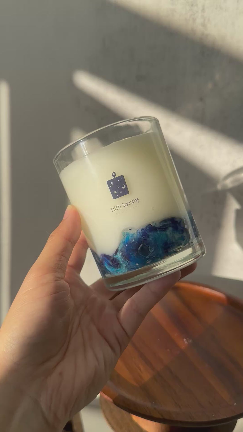 【現貨】200g Wood Sage & Sea Salt 海鹽與鼠尾草｜海浪容器蠟燭｜Wave Container Candle