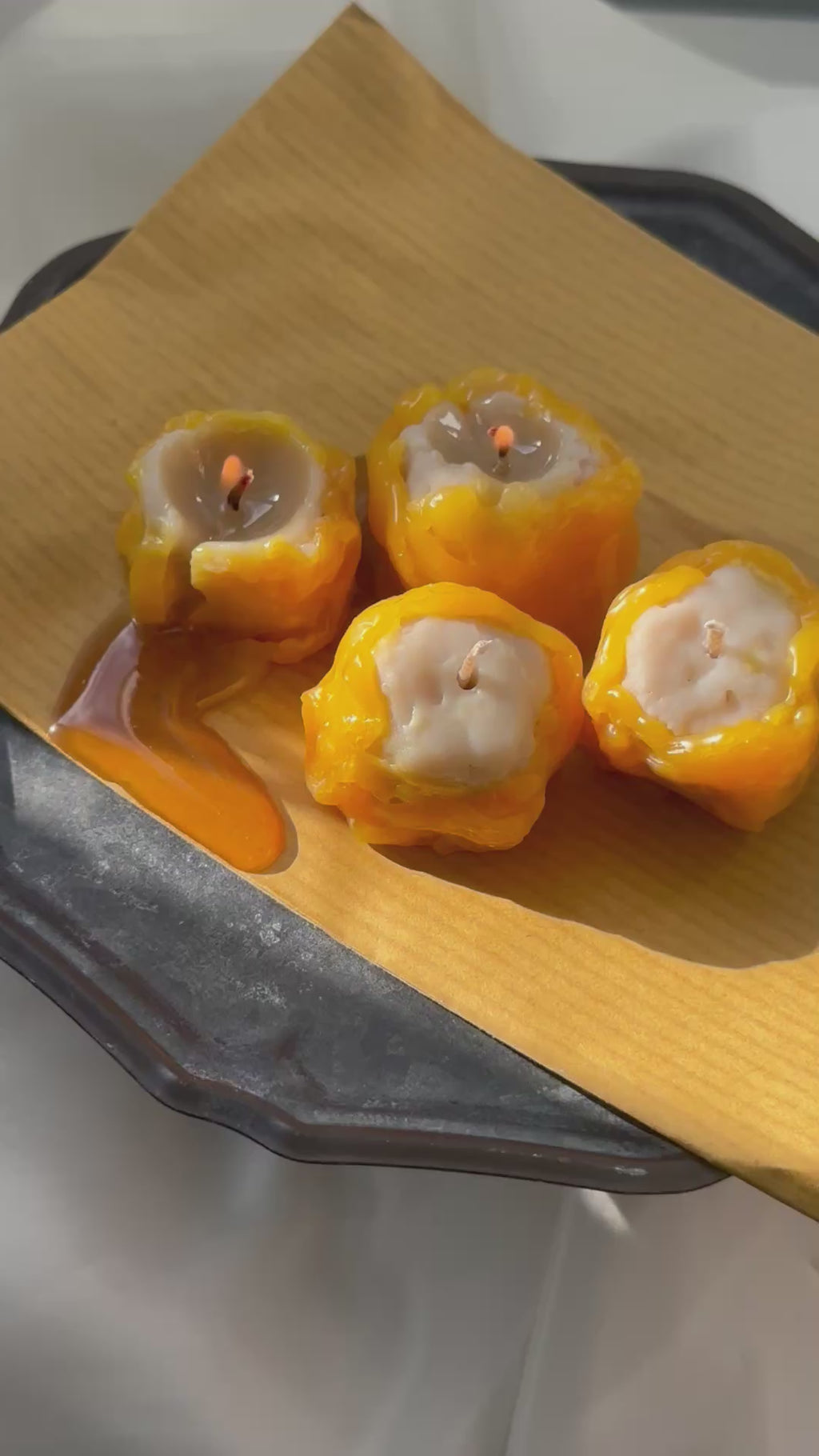 【港式魚肉燒賣造型手作蠟燭｜創意禮物首選】香港系列