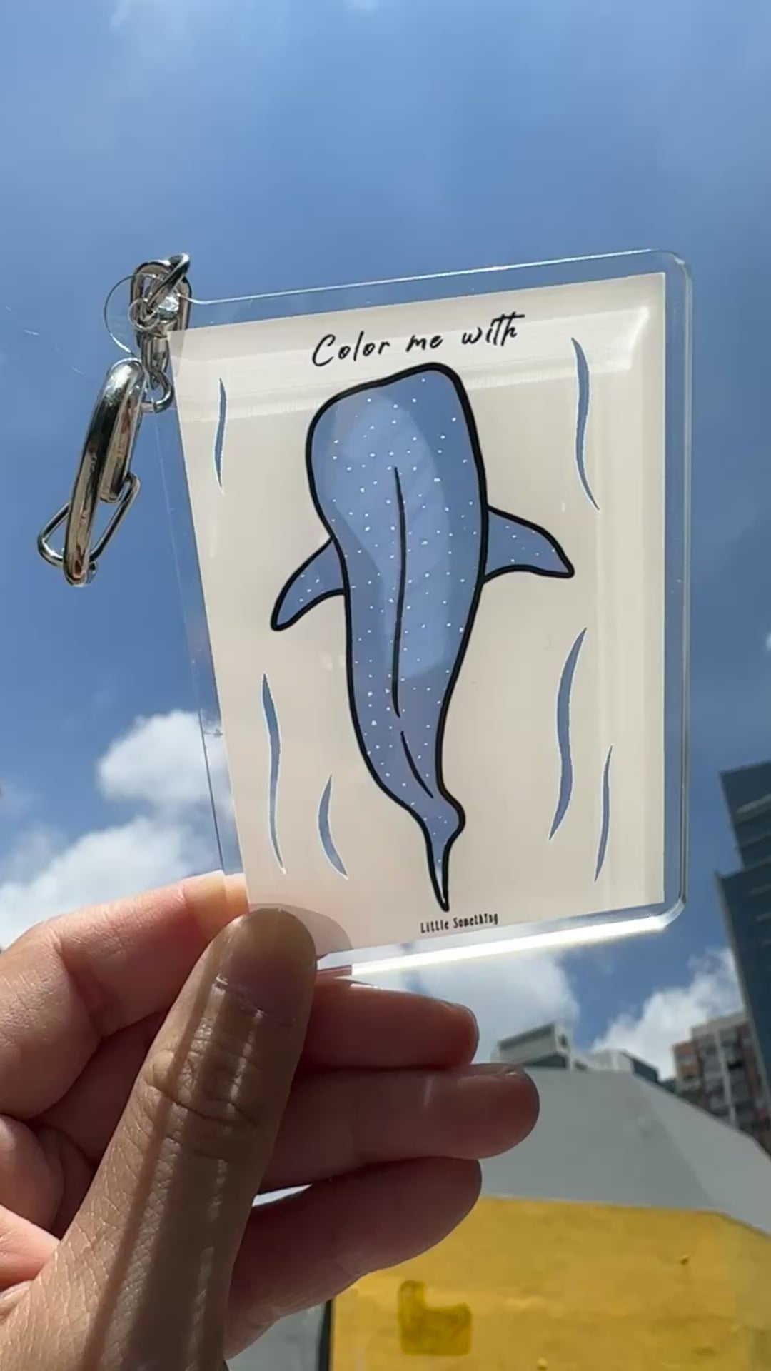 鯨鯊匙扣 🐋✨🌊 Color me with 系列
